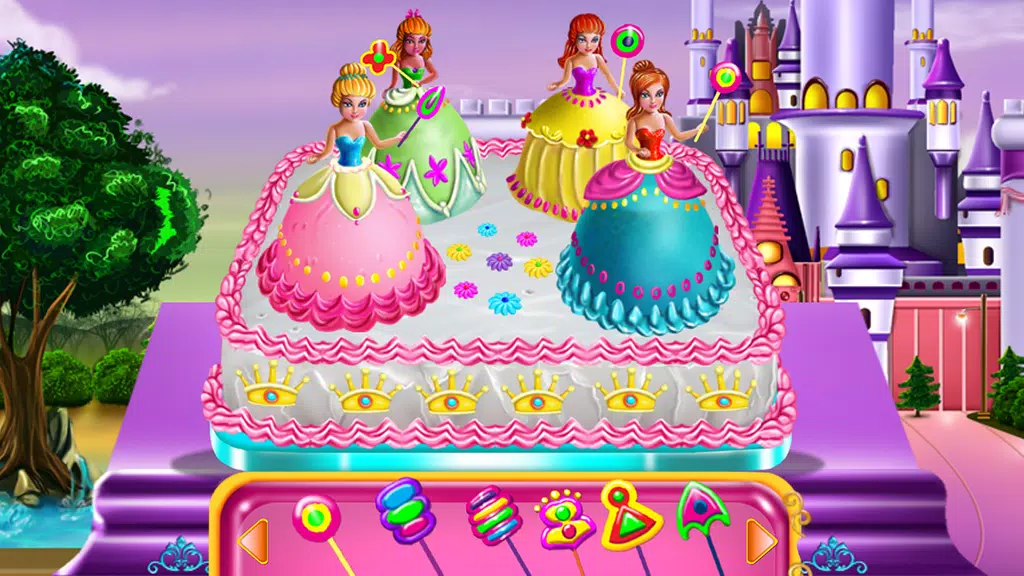 Princesses Cake Cooking Capture d'écran 1