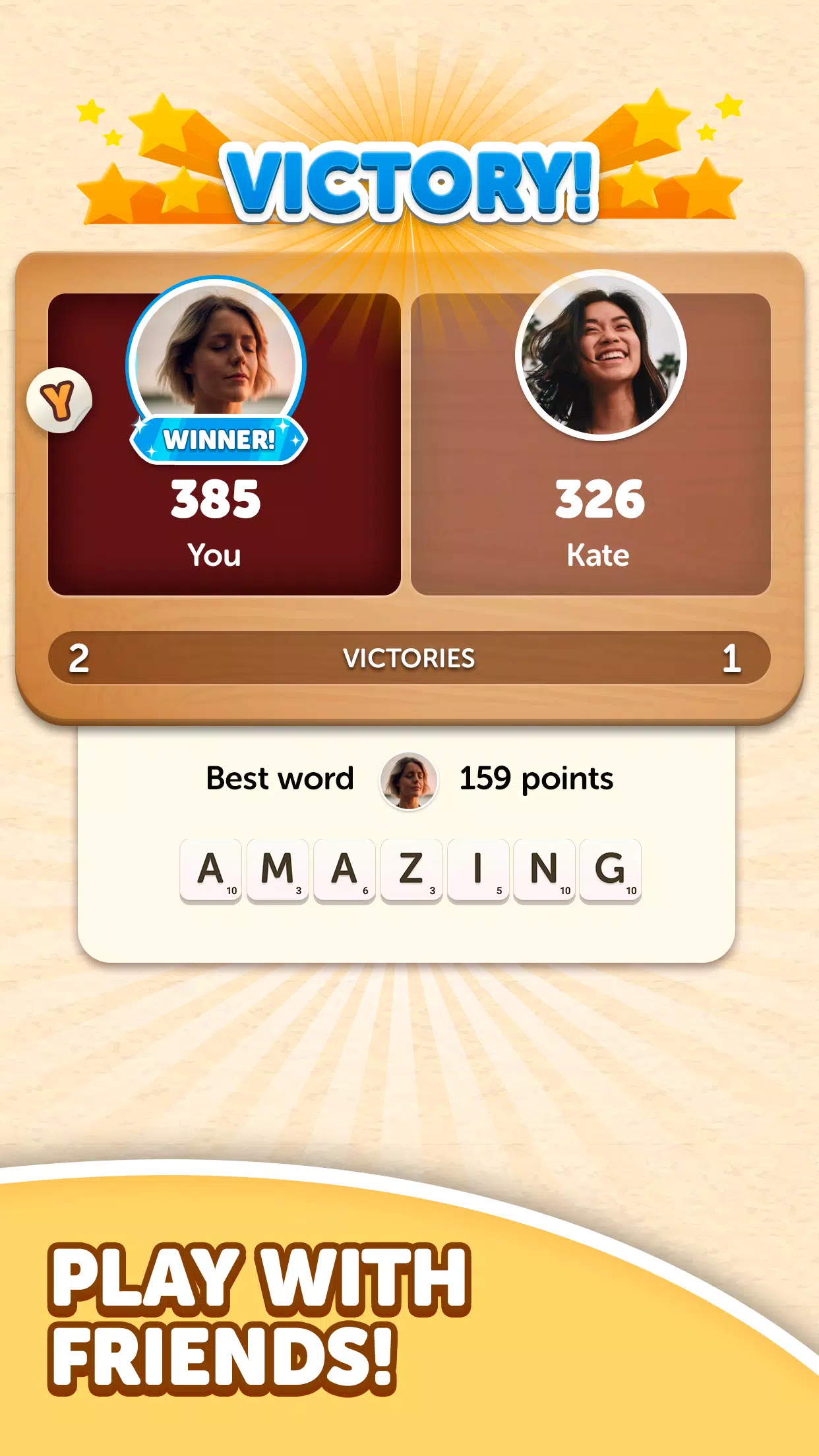 Word Yatzy - Fun Word Puzzler ဖန်သားပြင်ဓာတ်ပုံ 1
