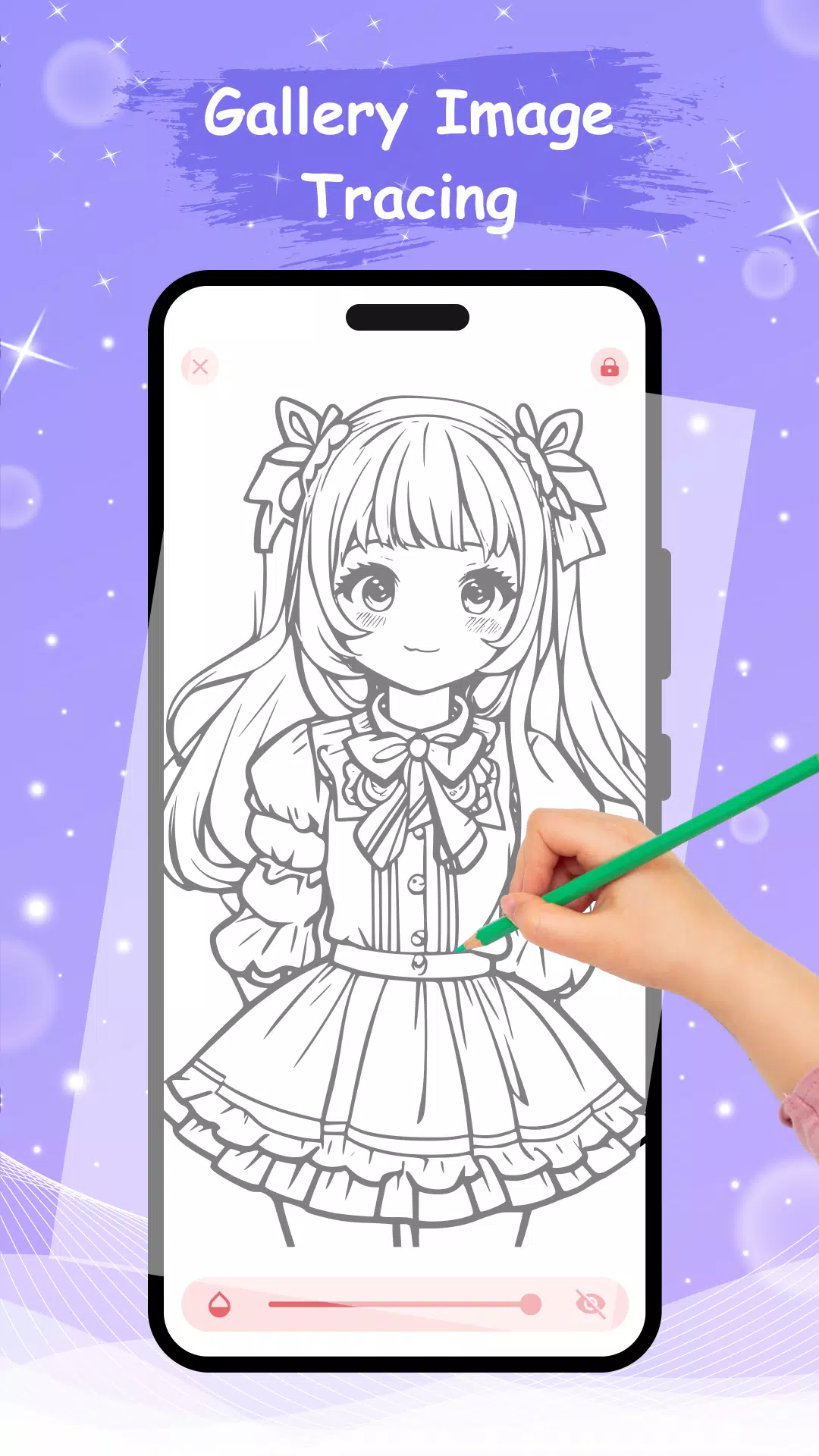 Trace and Sketch Anime Photo Capture d'écran 3
