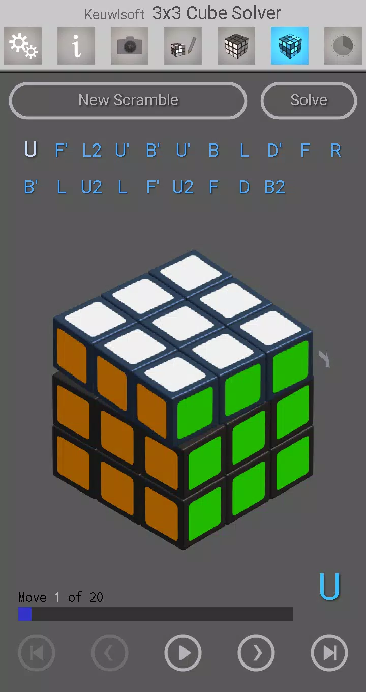 3x3 Cube Solver Zrzut ekranu 3