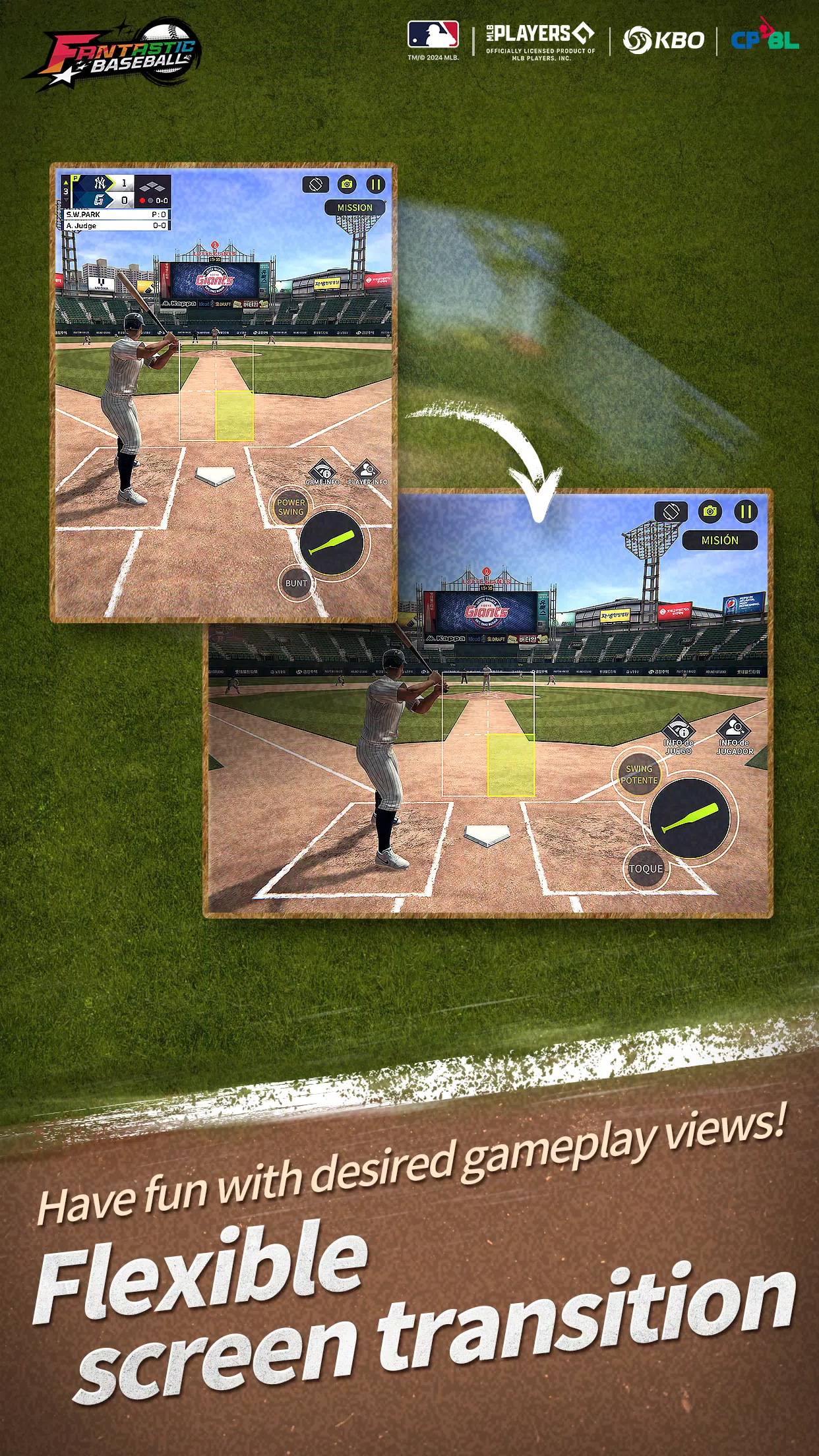 MLB Fantastic Baseball ဖန်သားပြင်ဓာတ်ပုံ 1