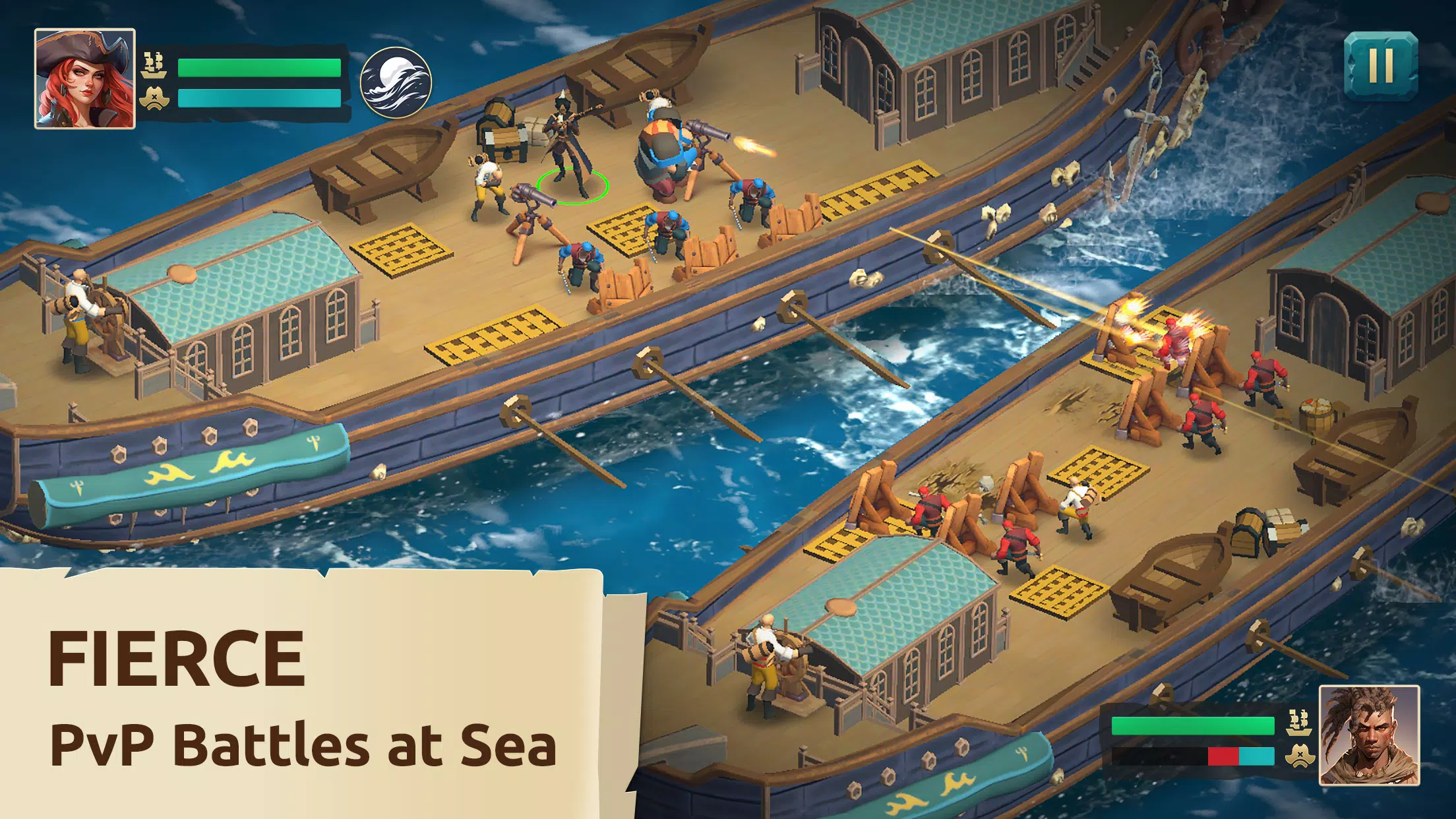 Pirate Ships・Build and Fight स्क्रीनशॉट 0
