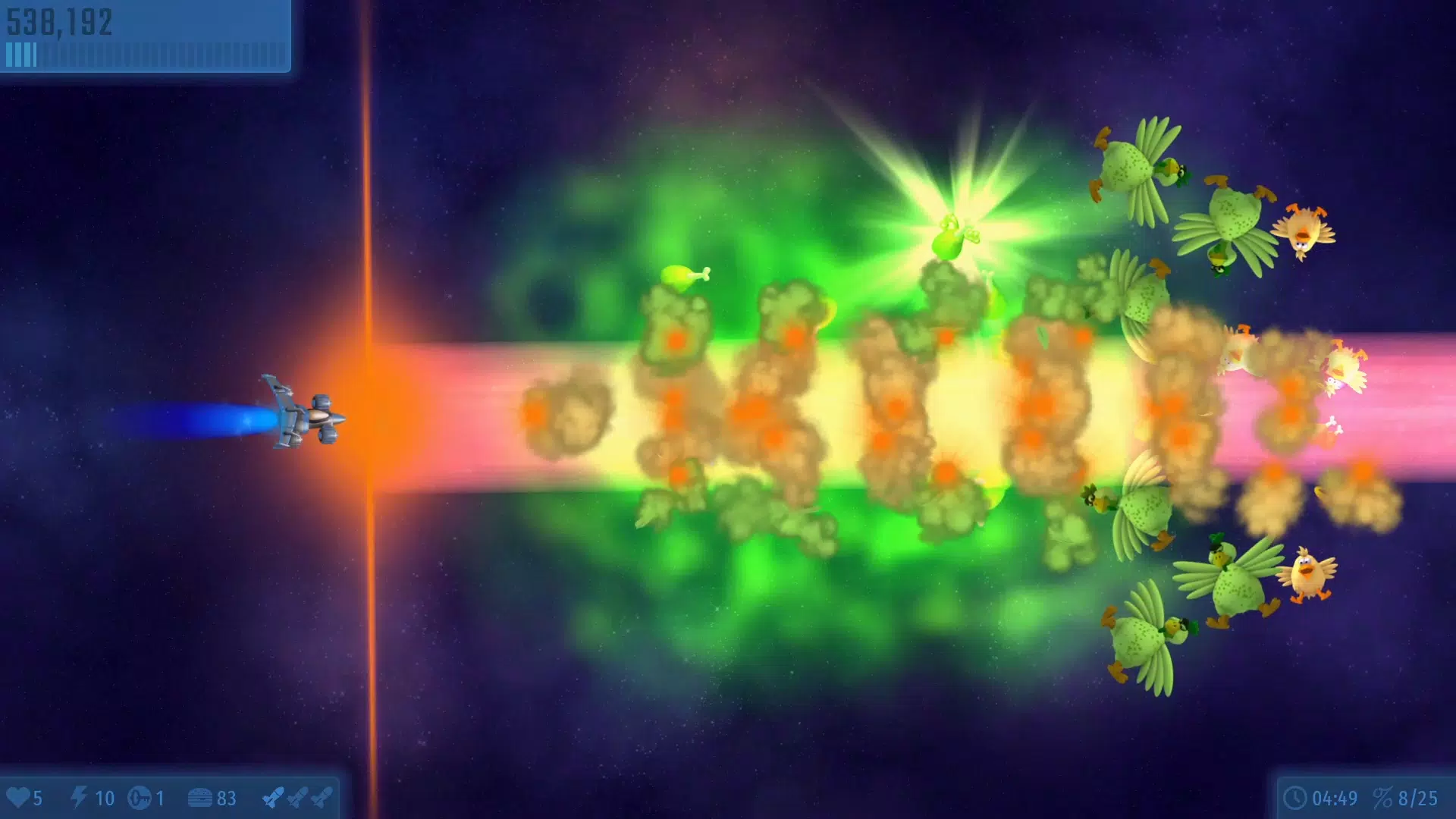 Chicken Invaders Universe Capture d'écran 3
