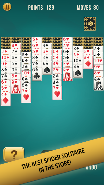 Spider Solitaire by Storm8 Captura de pantalla 0