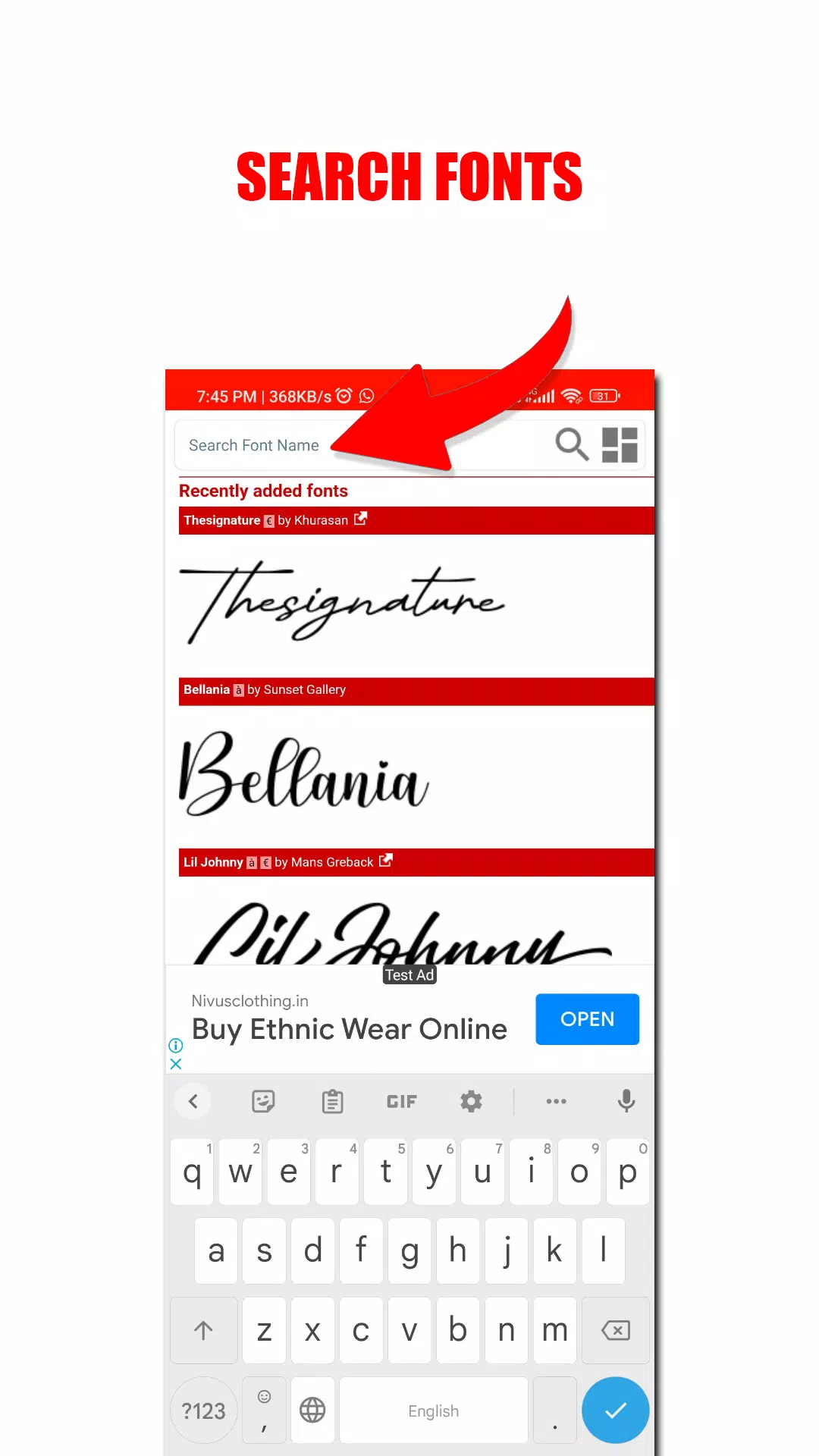 DA FONT’S Tangkapan skrin 2