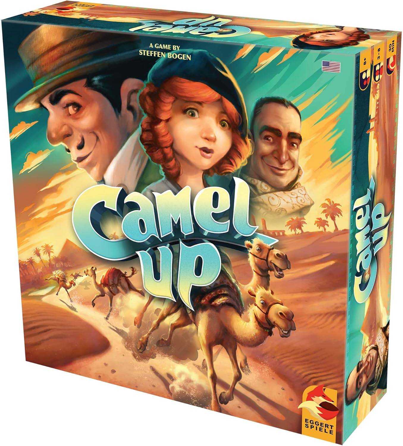 Caixa do jogo de tabuleiro Camel Up (Segunda Edição)