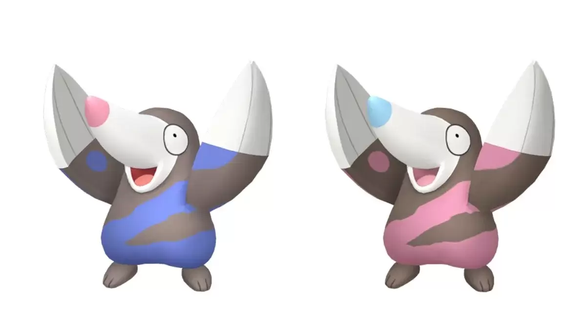 Drilbur gegen Shiny Drilbur