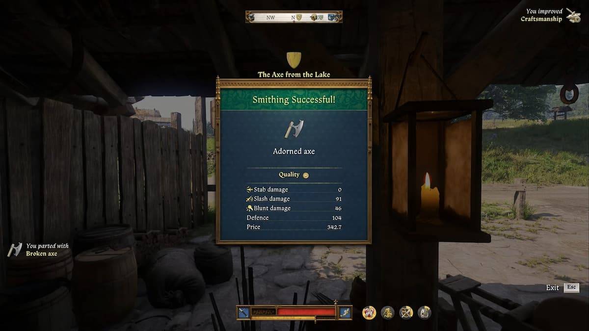 Ax mula sa Lake Quest Guide para sa Kaharian Halika Deliverance 2