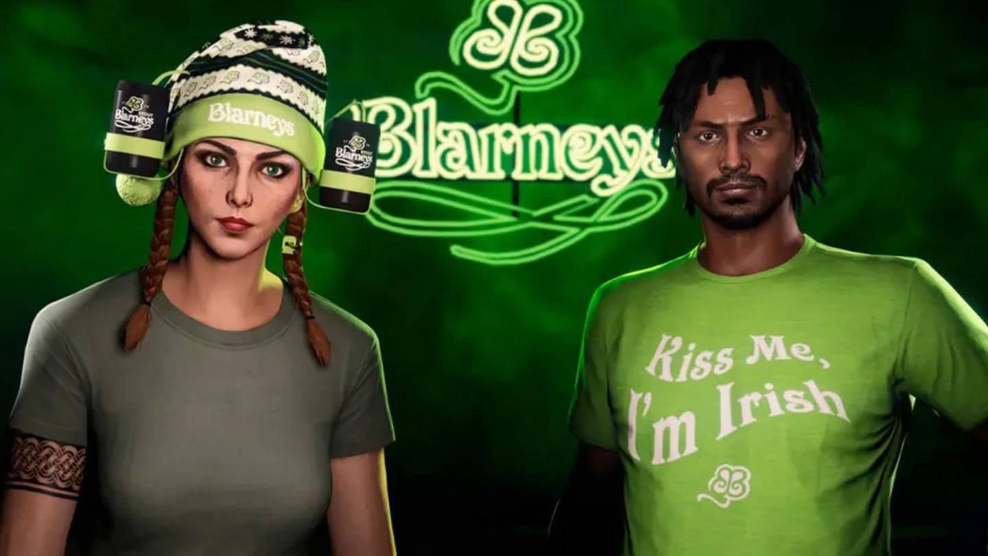 GTA Online: St. Patrick's Day Bezpłatne prezenty i bonusy