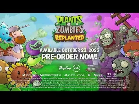 Plants Vs Zombies Replanted Announcement Trailer