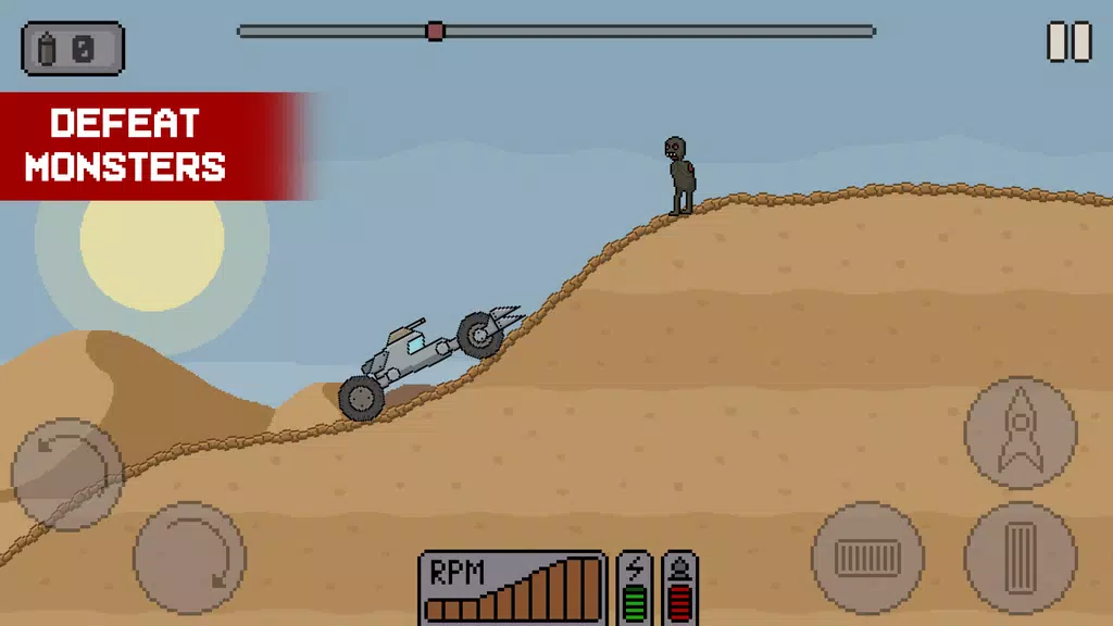 Death Rover: Space Zombie Race Скриншот 1