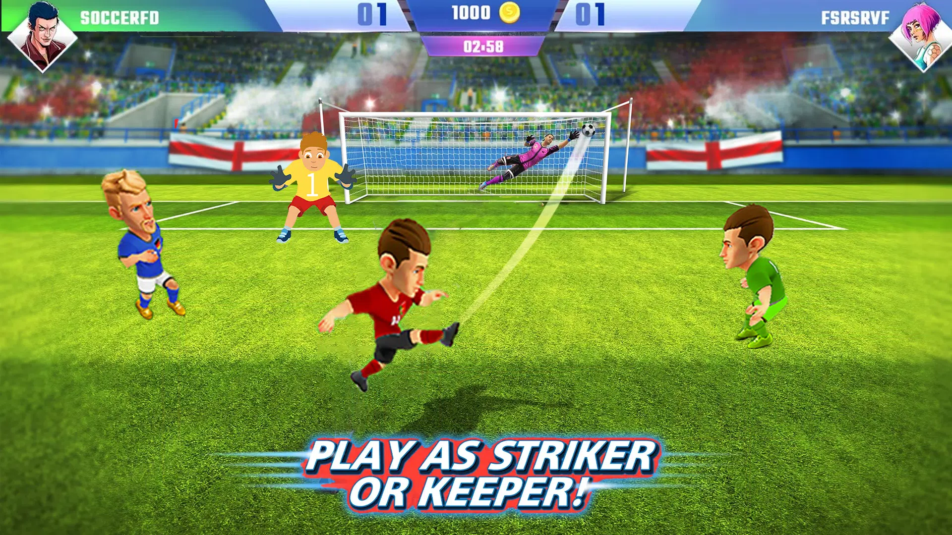 Mini Football Games Offline স্ক্রিনশট 1