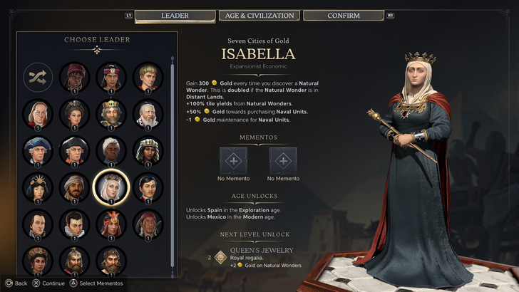 Civ VII Interface Design