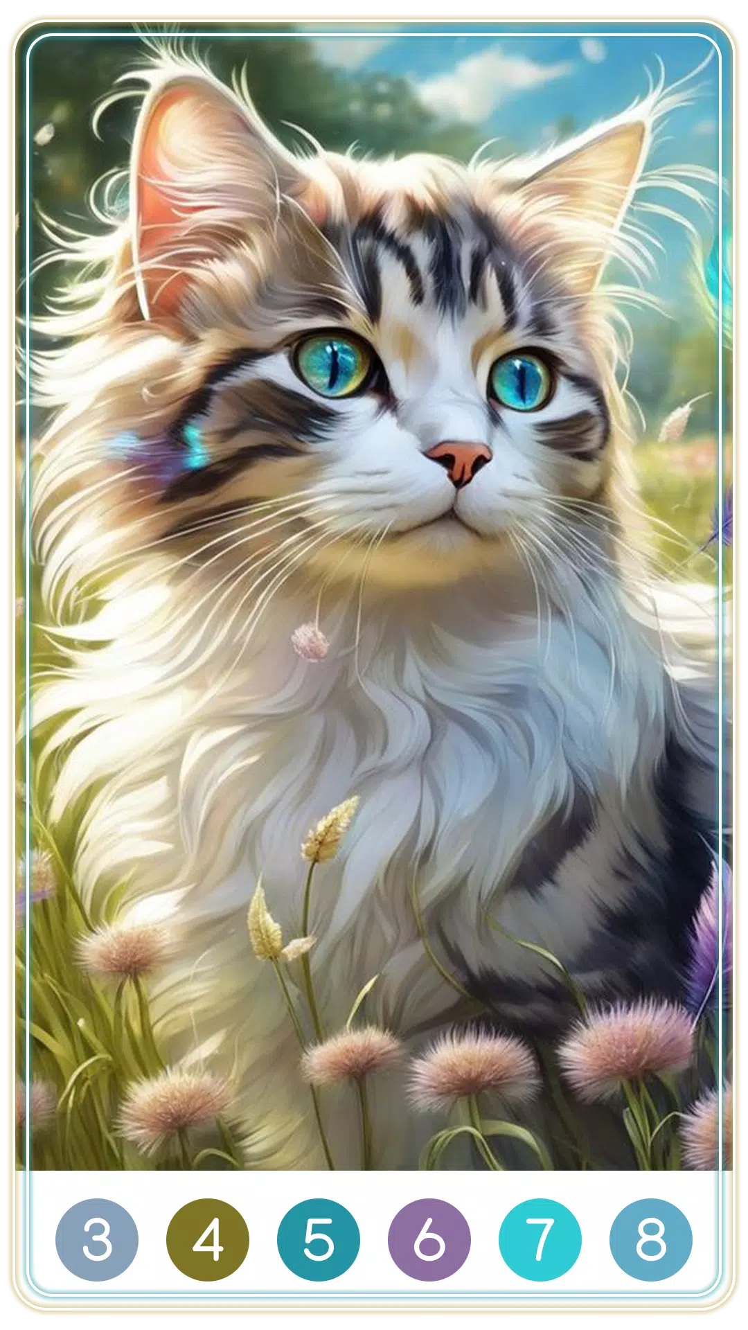 Cat Paint by Number 스크린샷 3