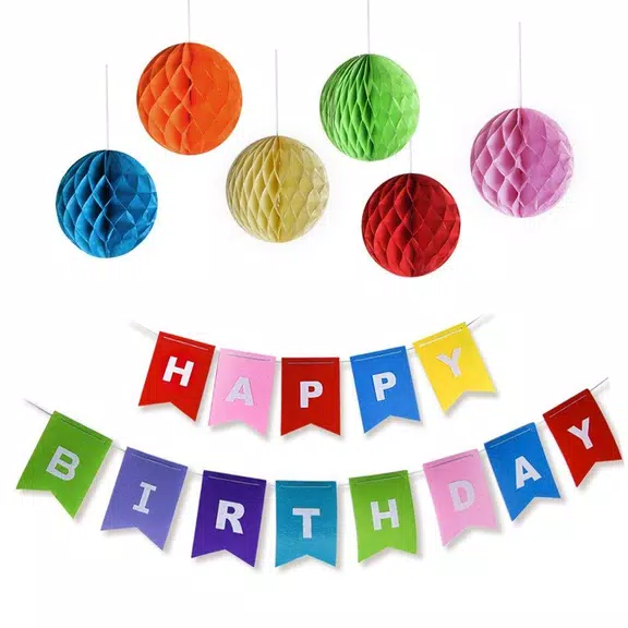 Party Banner Bunting Maker Ekran Görüntüsü 0