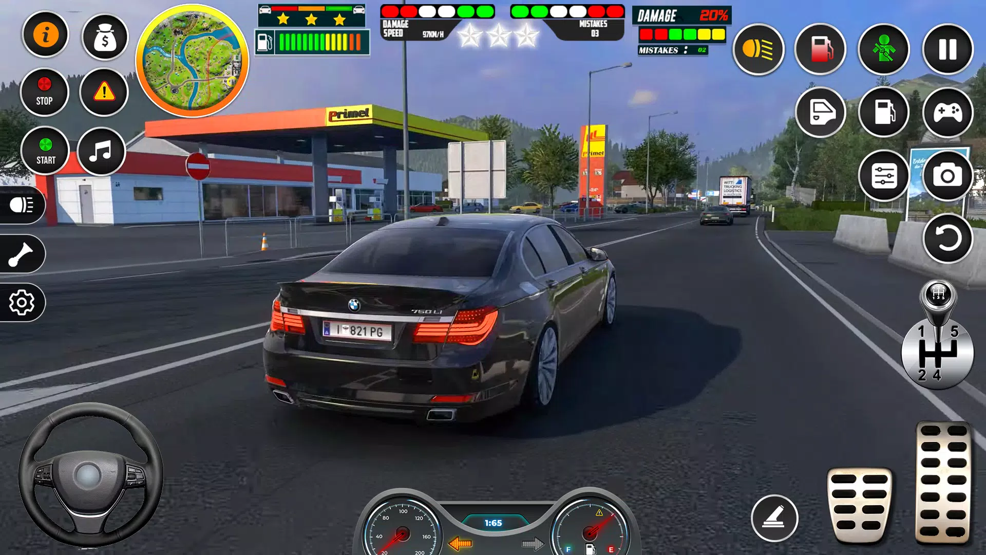 Classic Car Drive Parking Game Zrzut ekranu 3