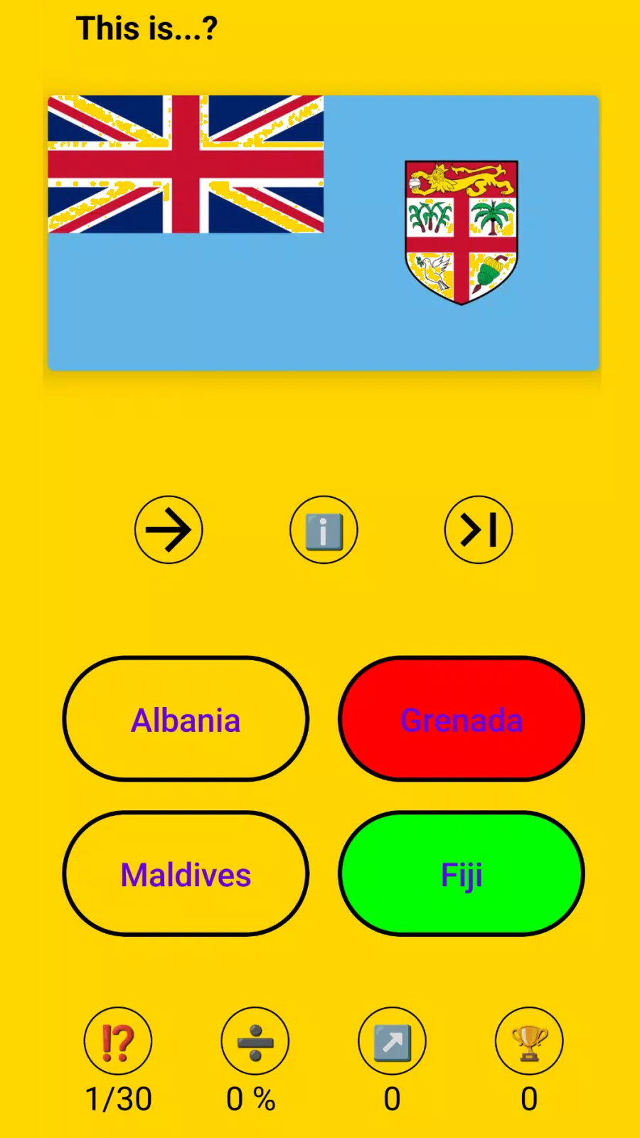 Super Flags! Flag Quiz ภาพหน้าจอ 1