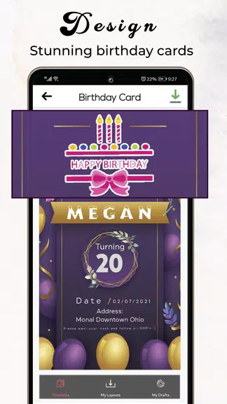 Invitation Card Maker & Ecards應用截圖第3張