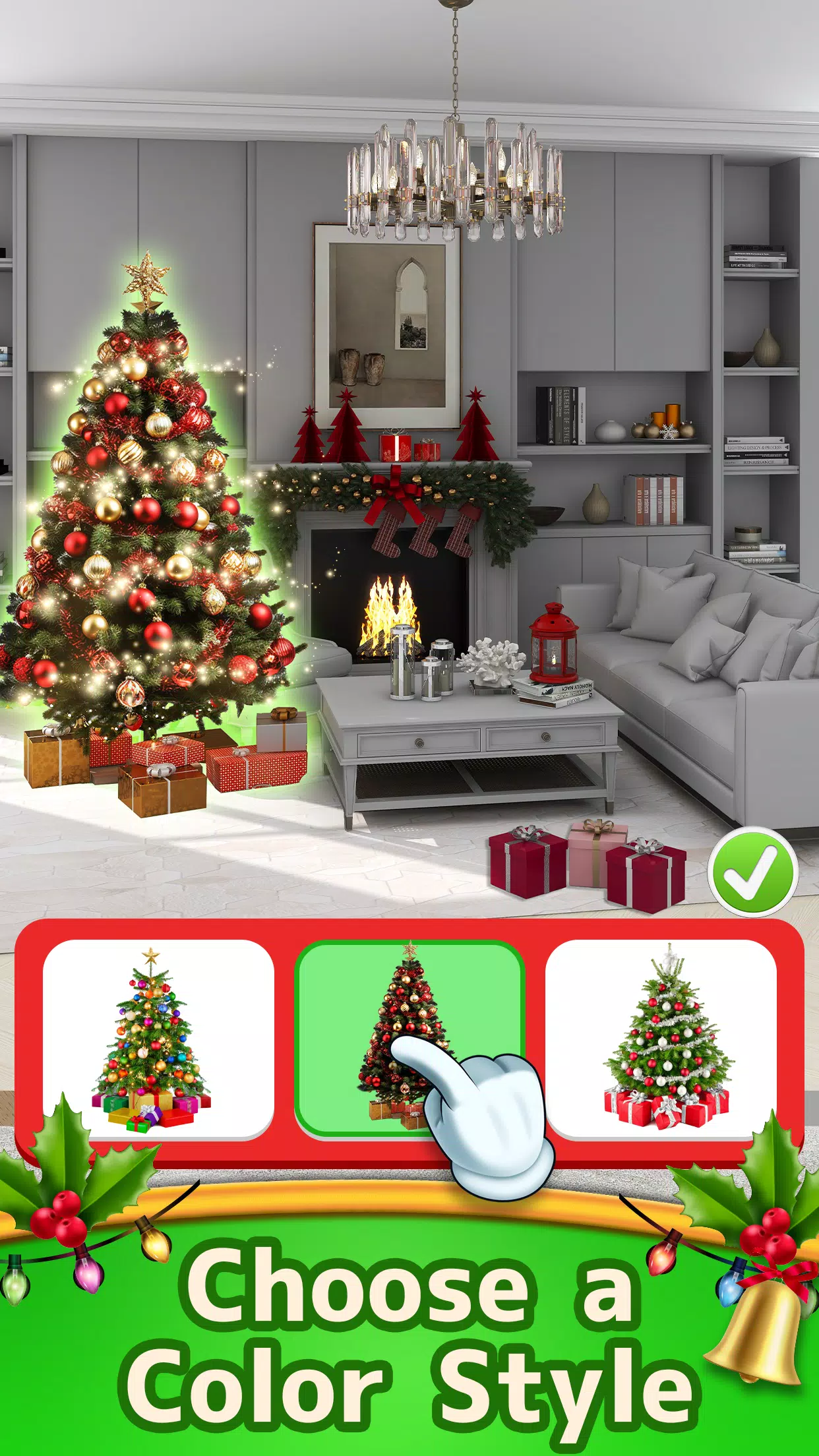 Christmas Match: Home Design Captura de pantalla 0