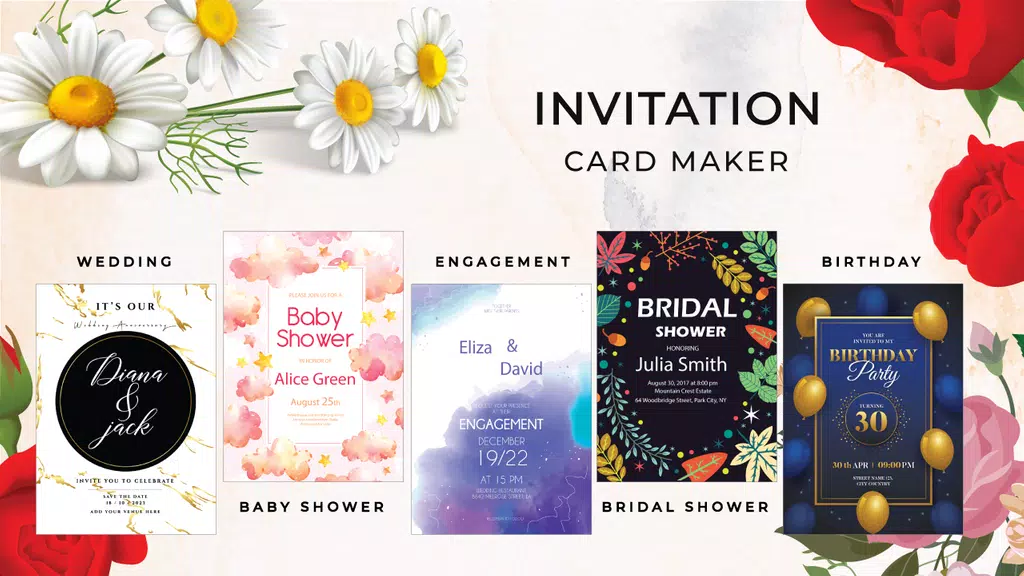 Invitation Card Maker & Ecards應用截圖第0張