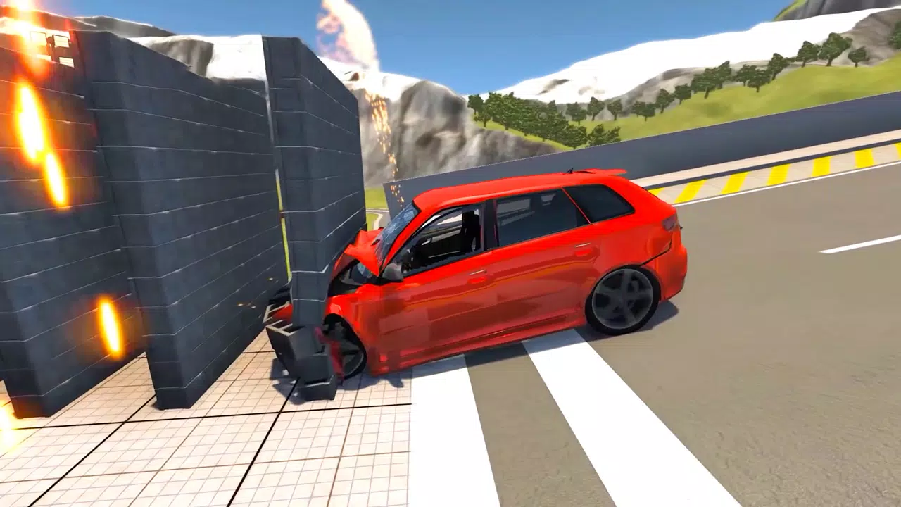 Beam Drive Road Crash 3D Games स्क्रीनशॉट 2
