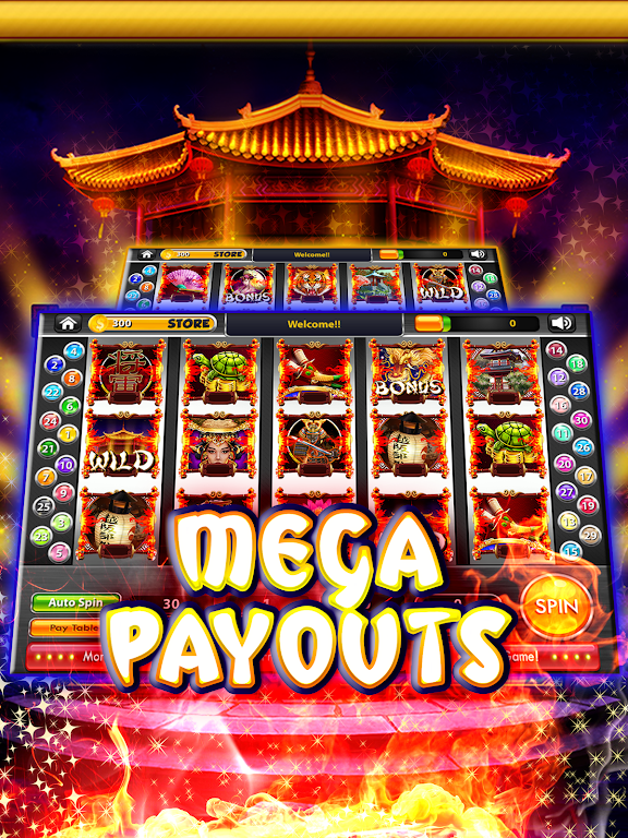 Blazing Samurai Slots – Free Captura de pantalla 2