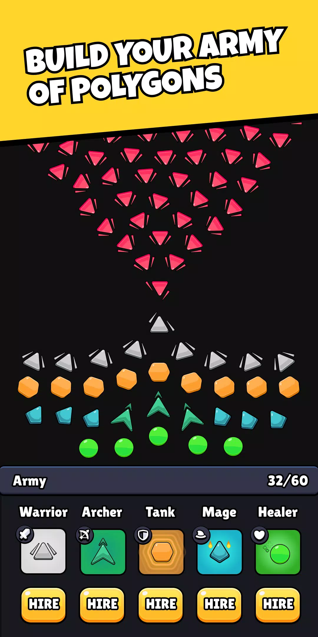 Idle Poly Battle Tangkapan skrin 0
