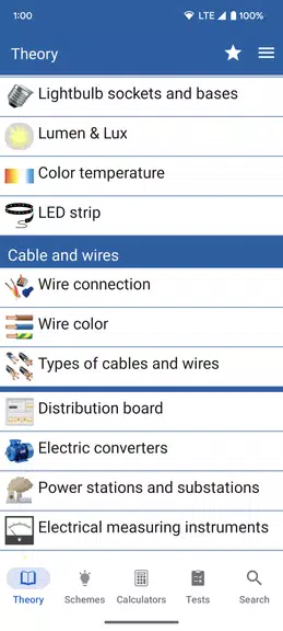 Electricians’ Handbook: Manual Zrzut ekranu 0