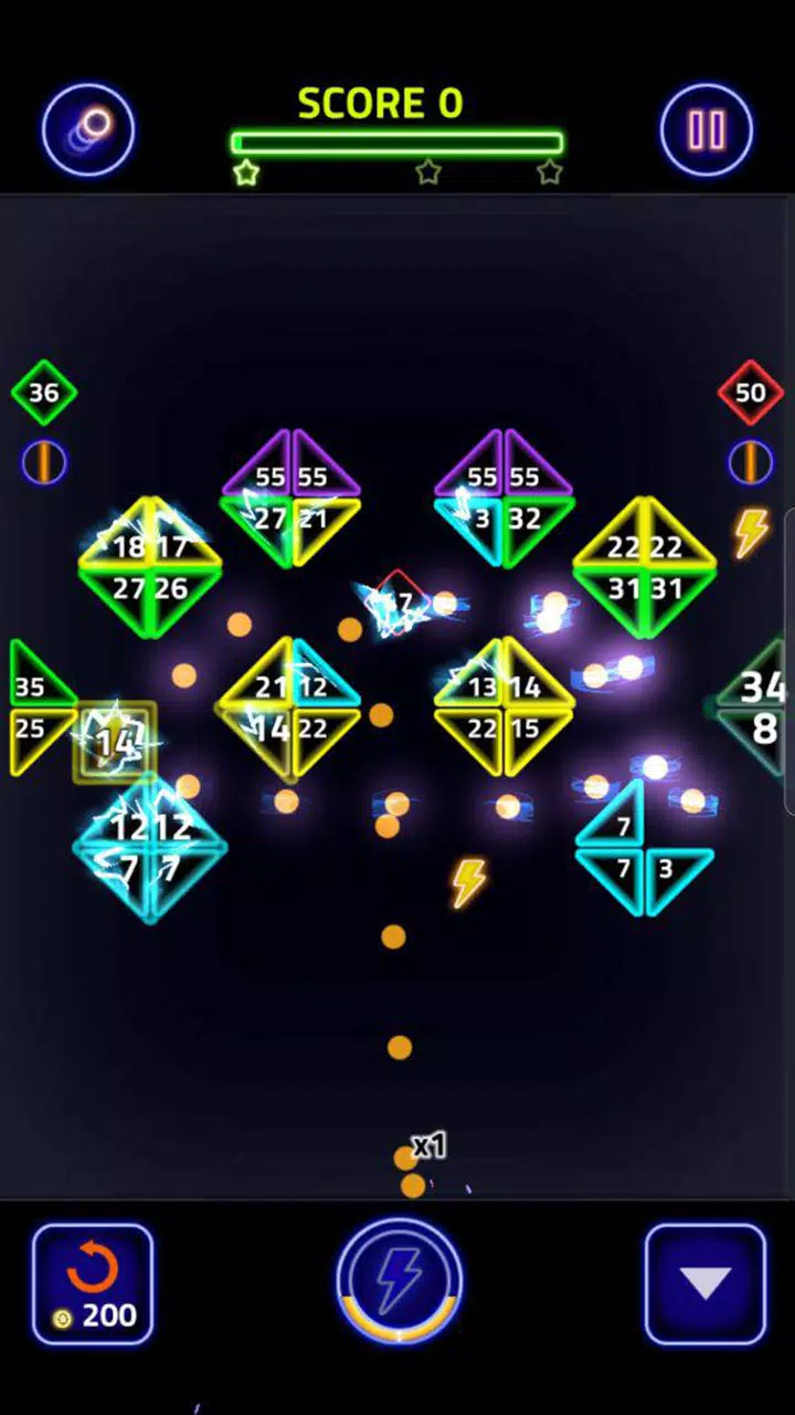 Brick Breaker Glow 스크린샷 3