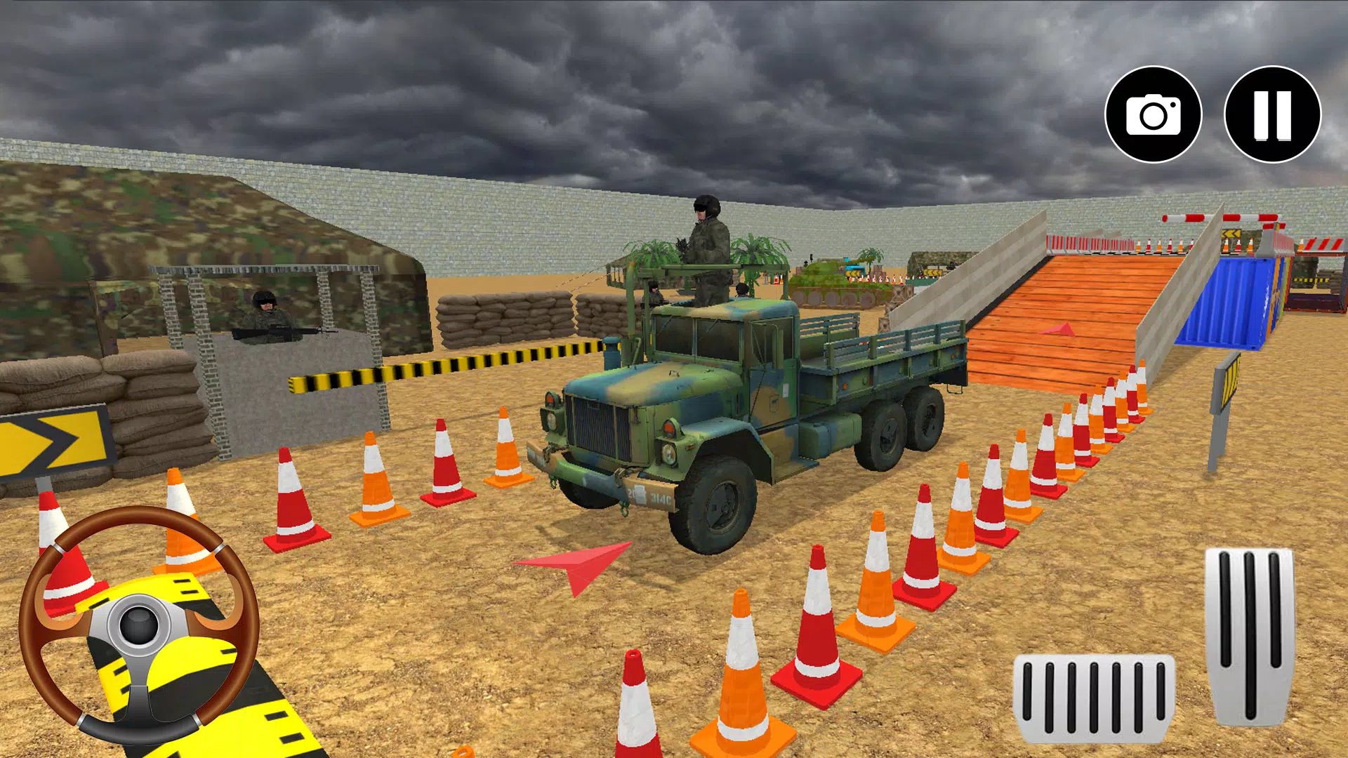 Army Truck Game Simulator 3D Ekran Görüntüsü 2