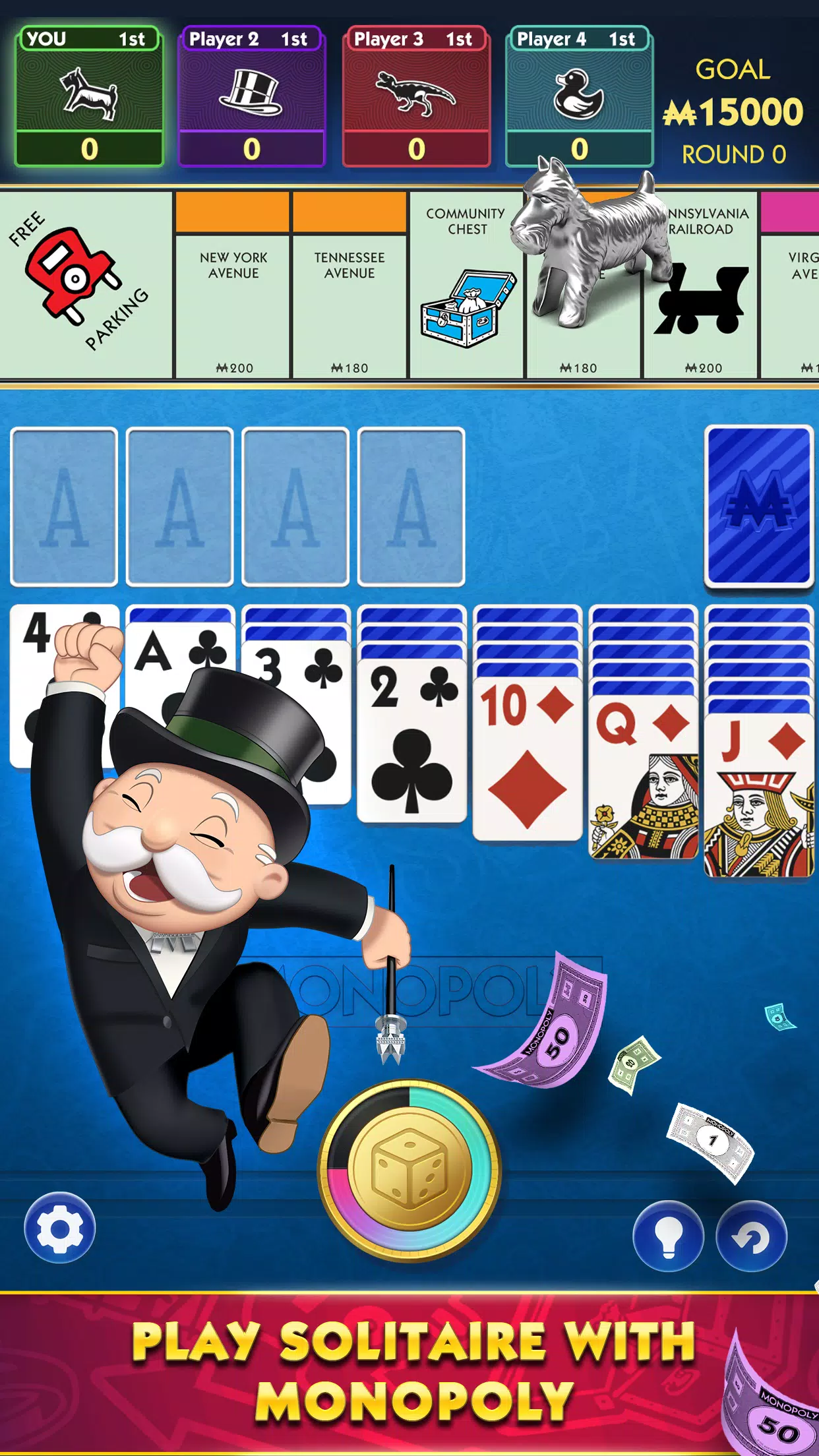 MONOPOLY Solitaire Captura de tela 0