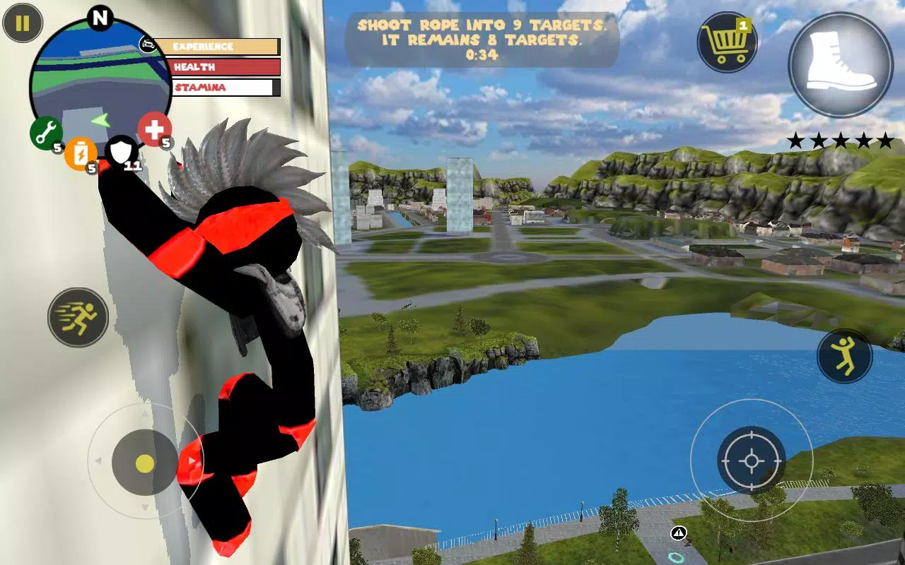 Stick Rope Hero ภาพหน้าจอ 3