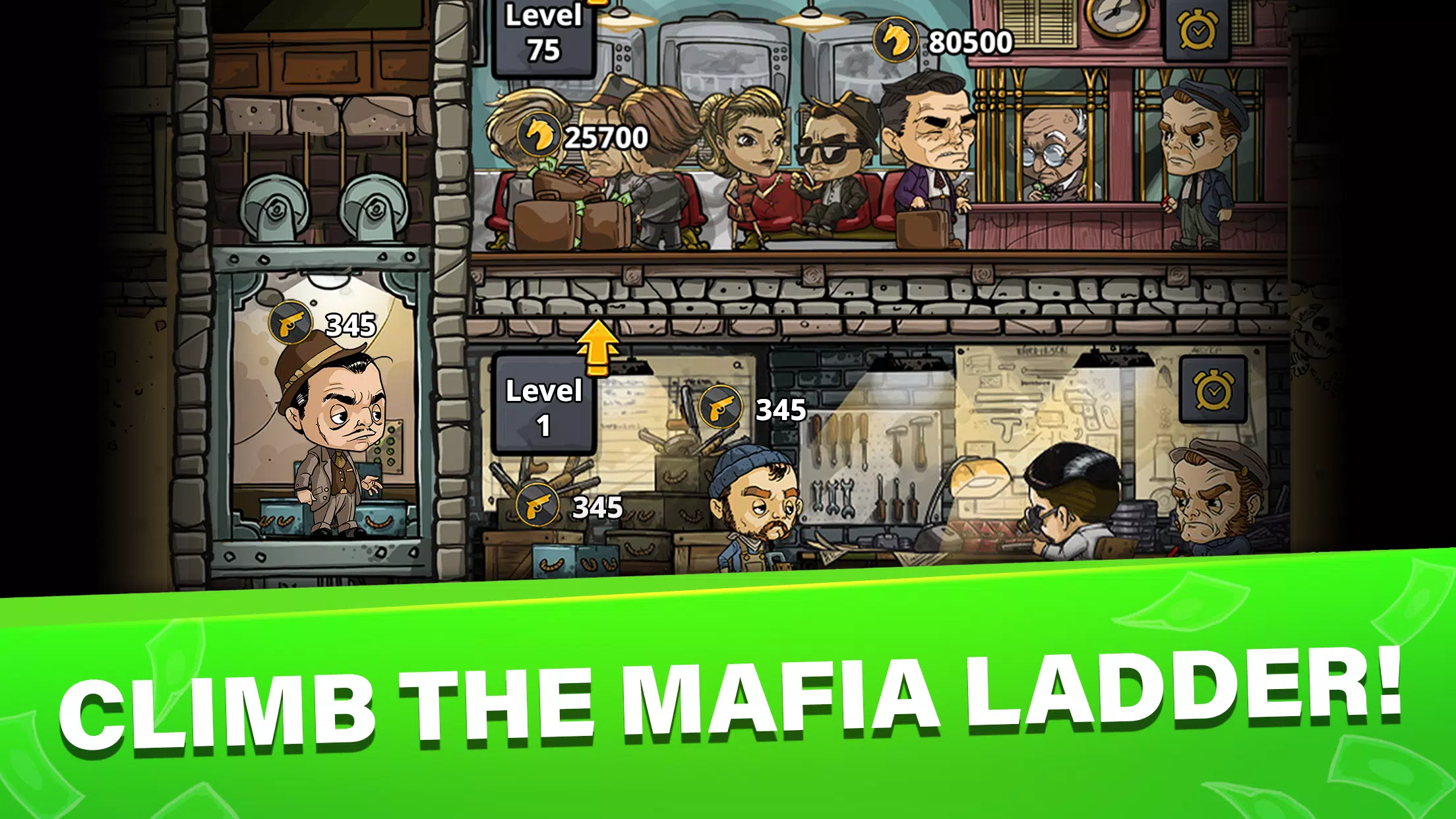 Idle Mafia Inc: Manager Tycoon Schermafbeelding 0