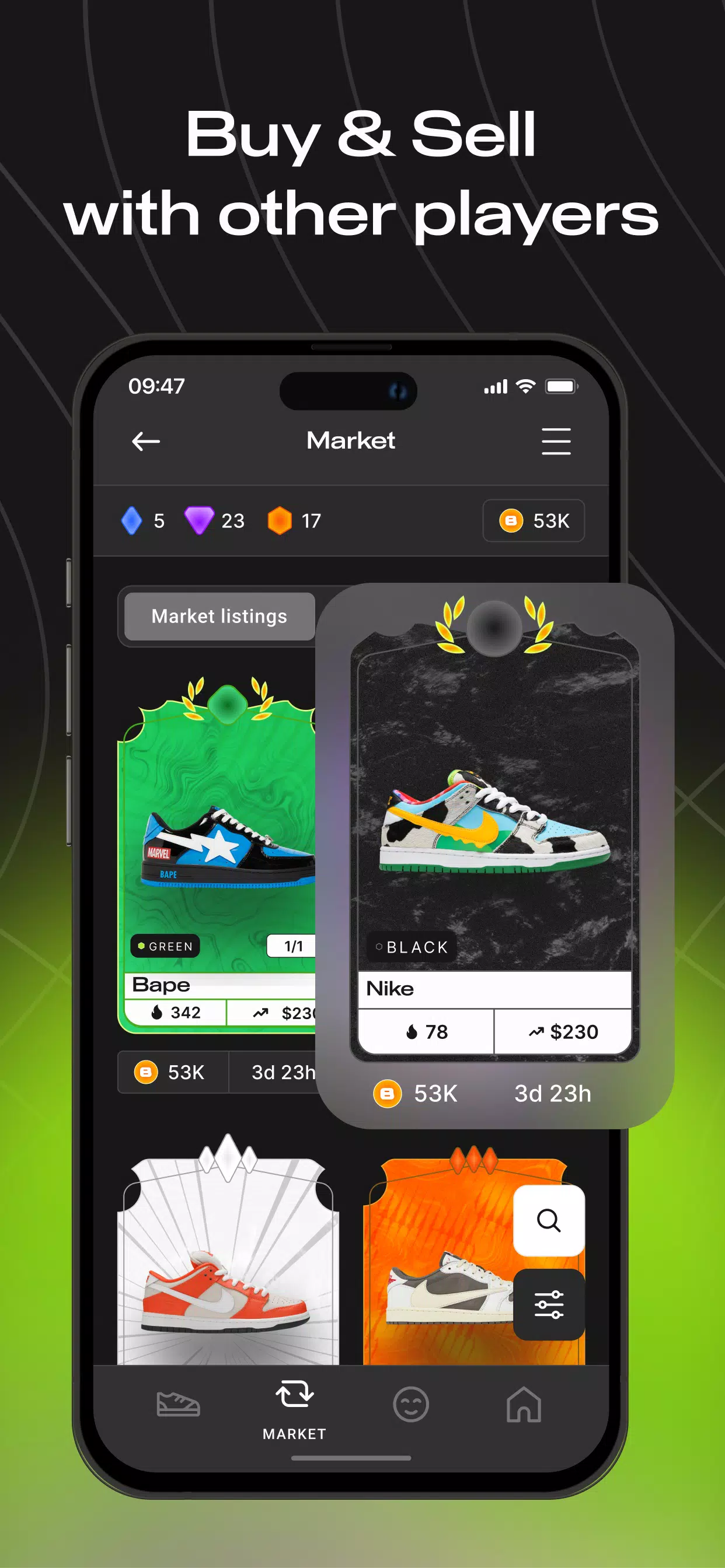 Boxed Up: Sneaker Card Game Ảnh chụp màn hình 2