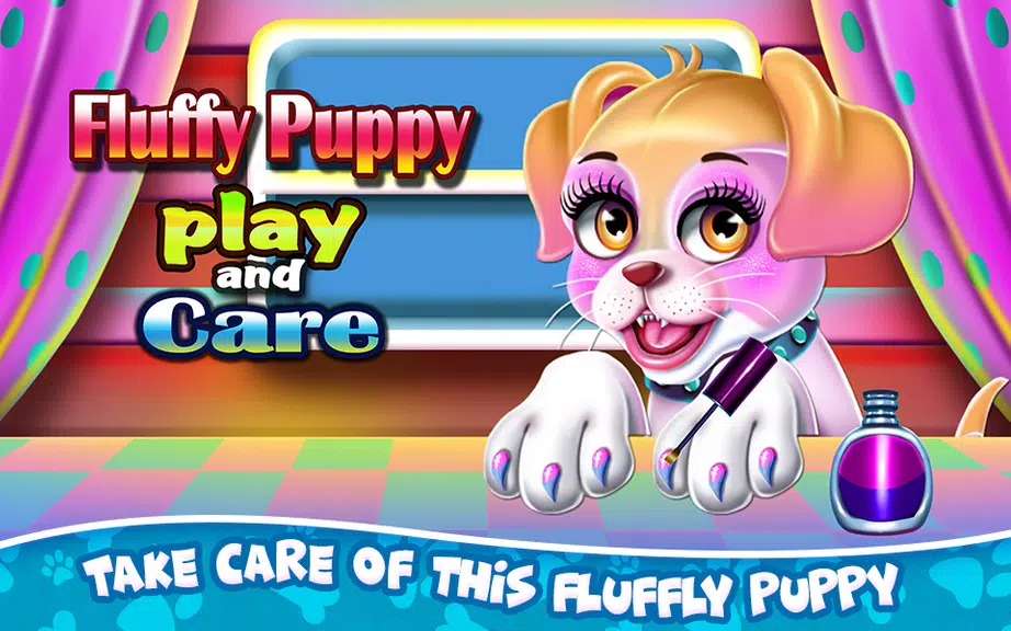 Fluffy Puppy Play and Care Zrzut ekranu 0