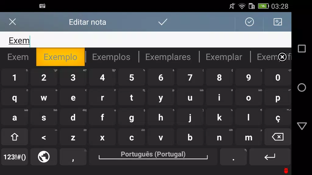 Portuguese for AnySoftKeyboard স্ক্রিনশট 1
