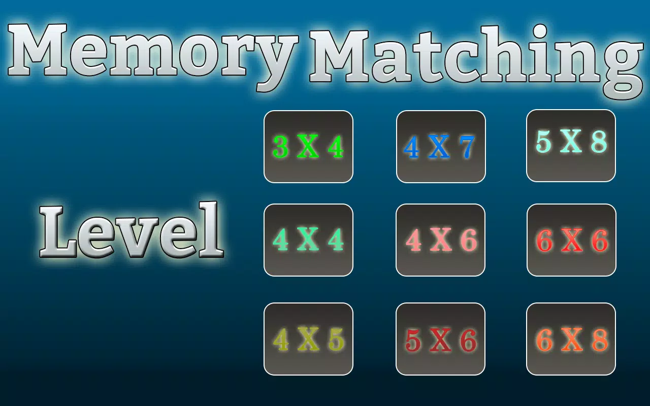 Memory Matching Game Captura de pantalla 0