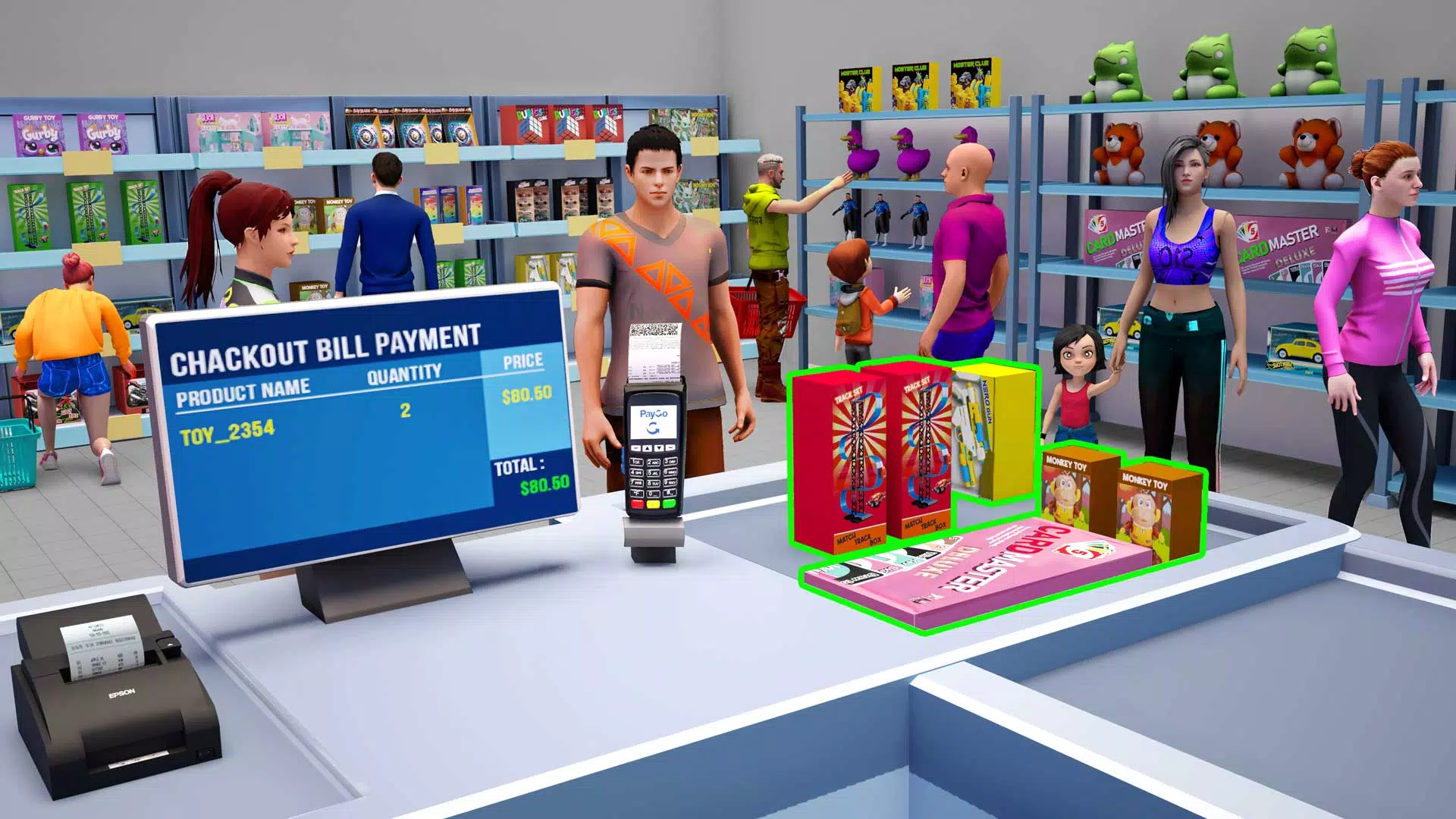 Toymart Supermarket Simulator Tangkapan skrin 1