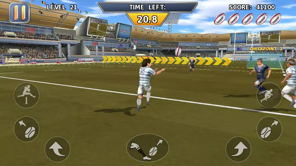 Rugby: Hard Runner Captura de tela 2