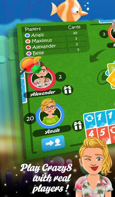 Multiplayer Crazy8 Game 스크린샷 0