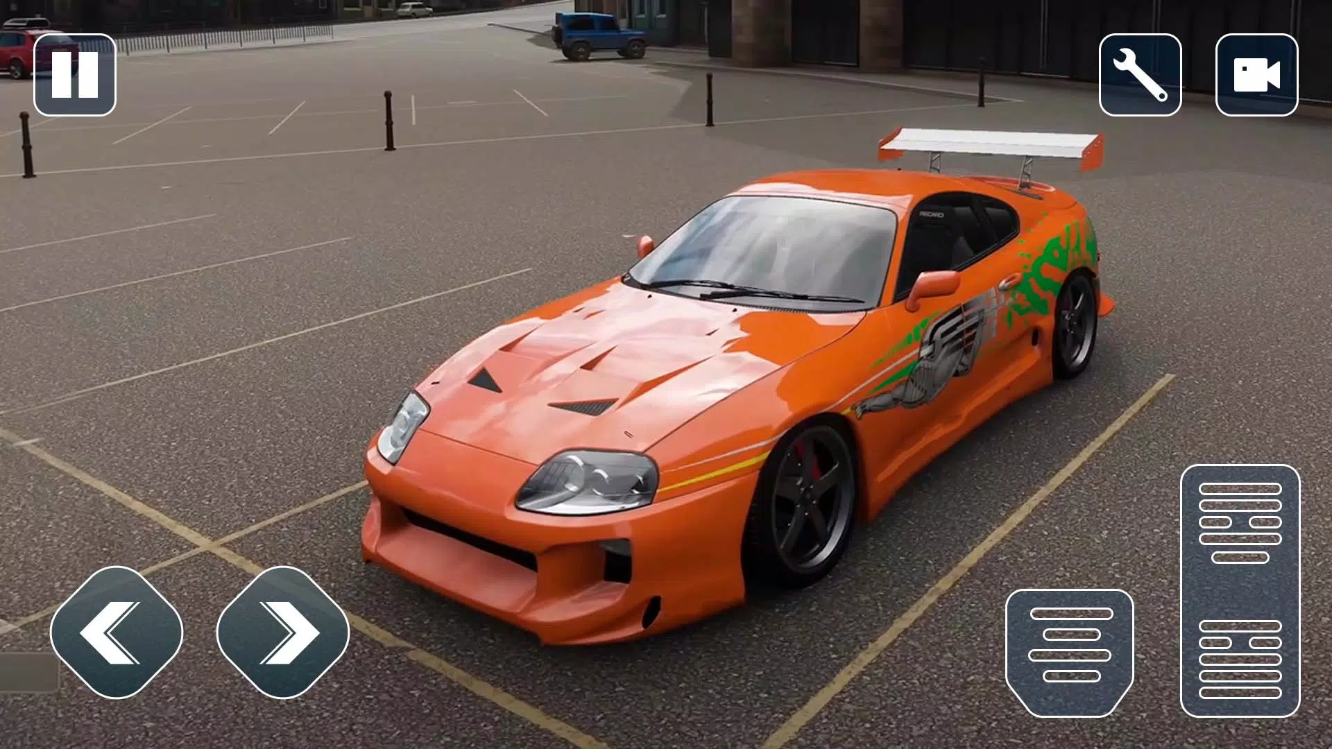 Fun Race JDM Supra Car Parking Captura de tela 3