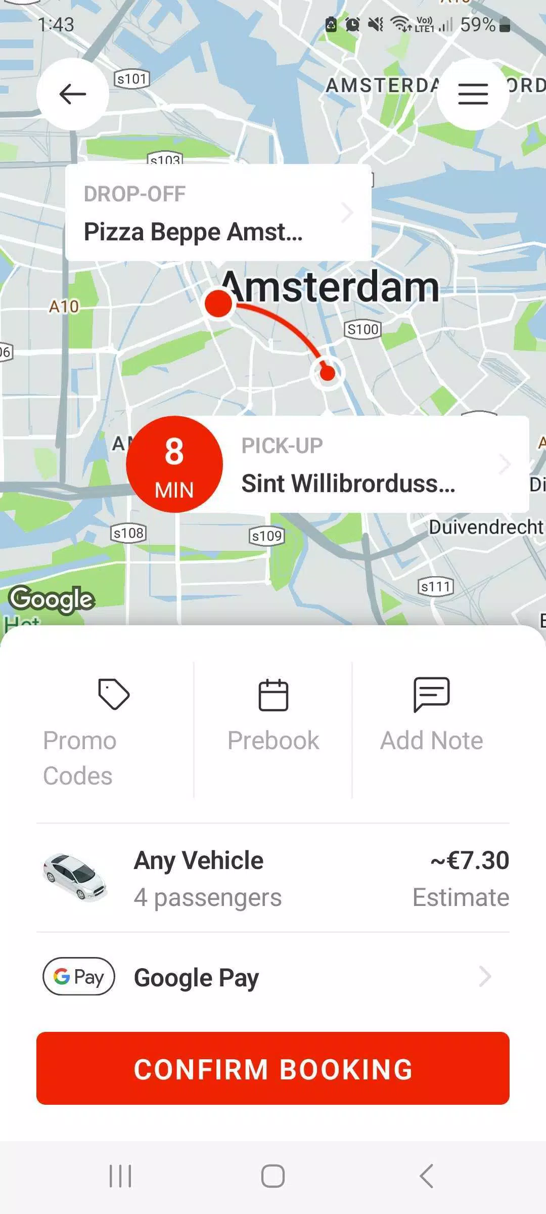 TCA Taxi Amsterdam应用截图第2张