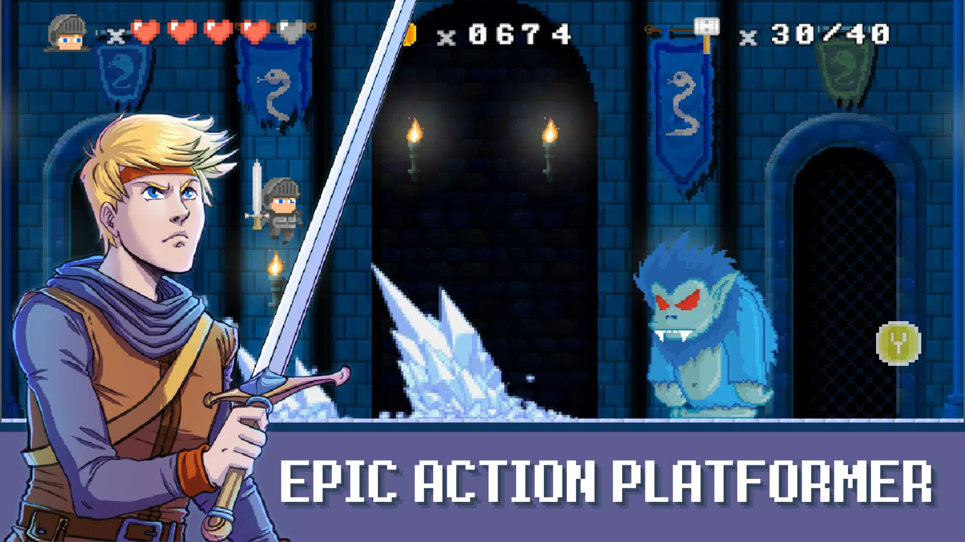 KoA: Platformer 2d games Captura de tela 1