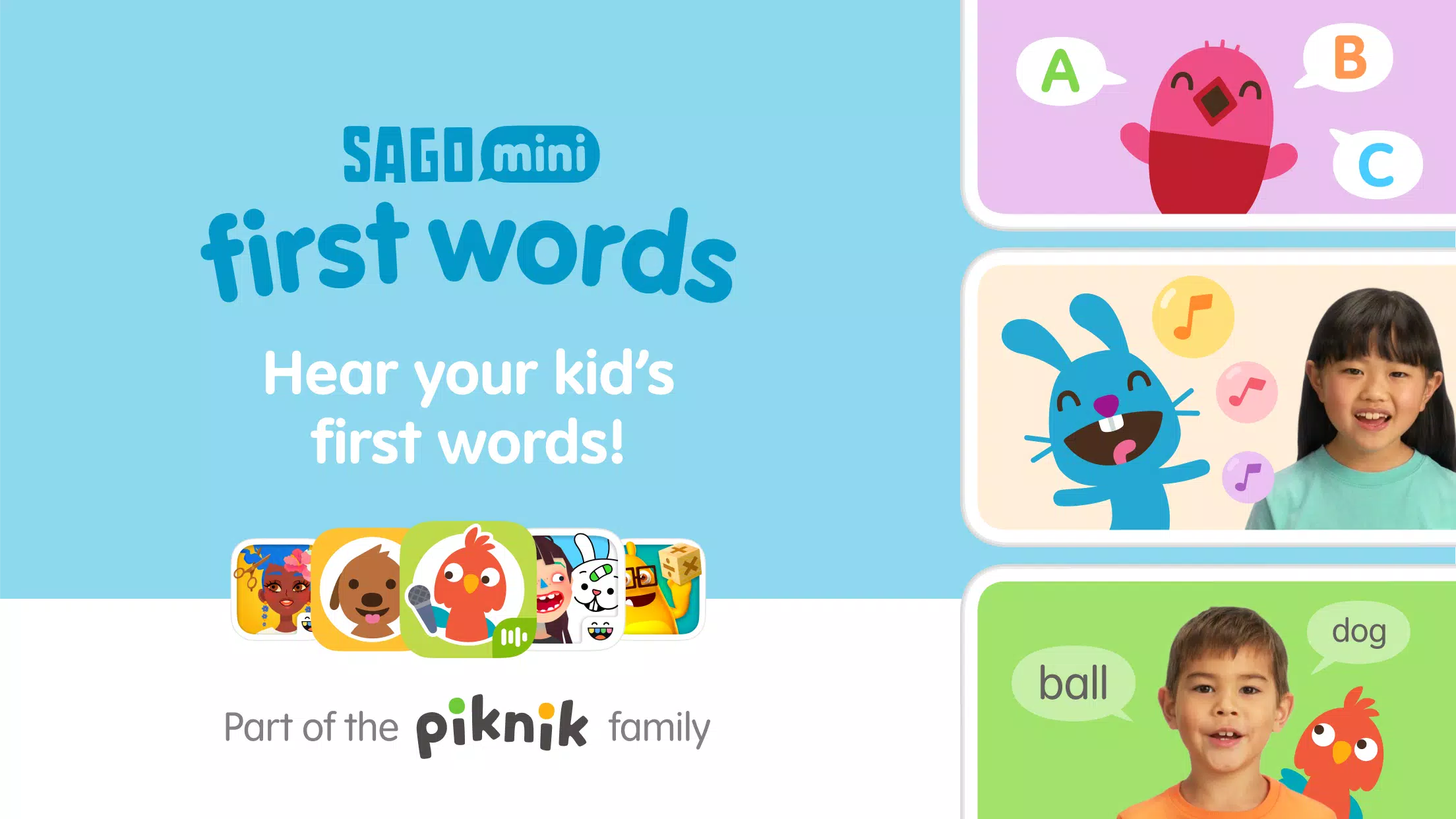 Sago Mini First Words: Kids 1+ スクリーンショット 0