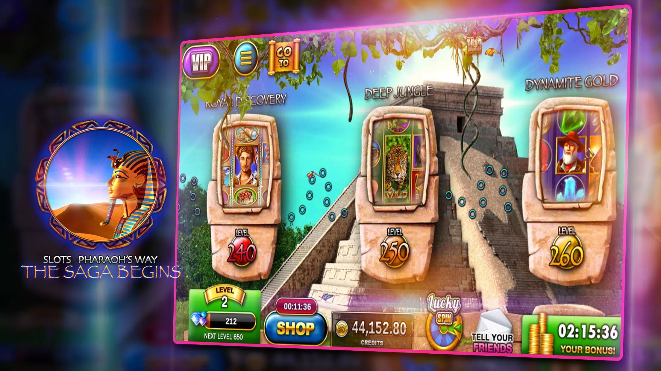 Slots - Pharaoh’s Way Casino Capture d'écran 0