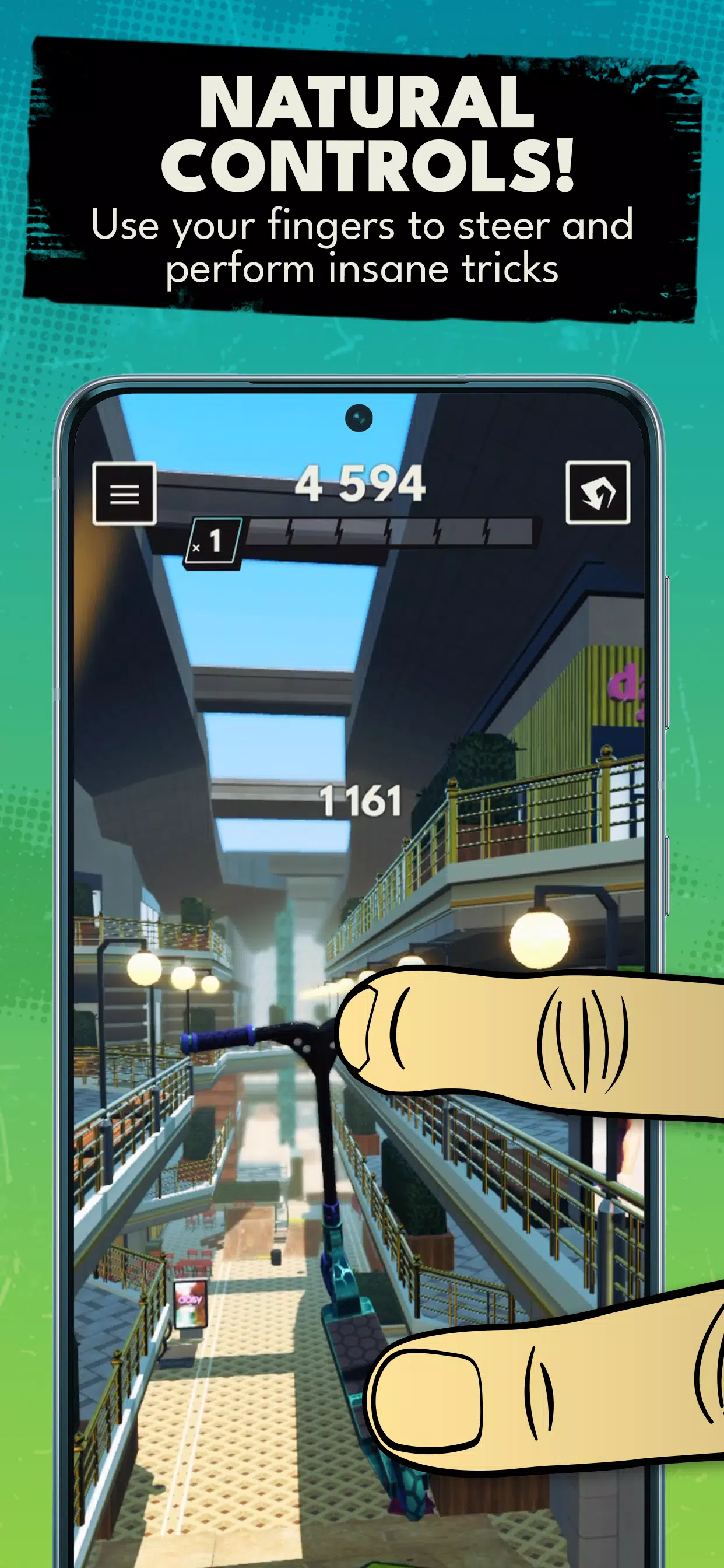Touchgrind Scooter Captura de pantalla 2