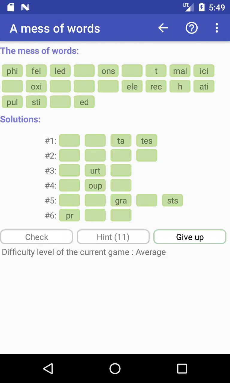 WGC Word Game Collection Capture d'écran 3