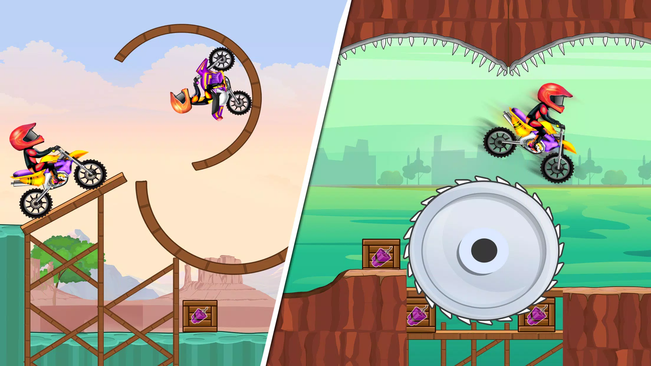 Moto Bike Stunt Race Скриншот 0