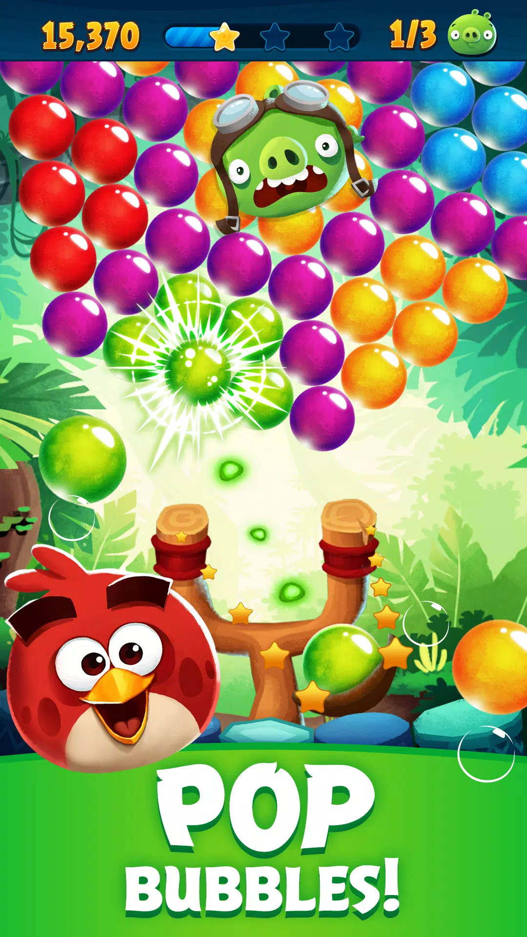Angry Birds POP Bubble Shooter Capture d'écran 0