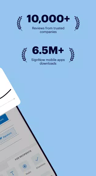 signNow: Sign & Fill PDF Docs Ekran Görüntüsü 1